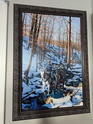 Giclee clásico de lona John Paul Strain "Winter Shadows of 1862" AP 6/15 Foto 1 de 3