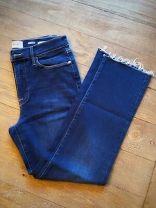Frame Denim Le High Rise Straight Size 30 / 10 Cropped Length, Unfinished Hem - Picture 1 of 3
