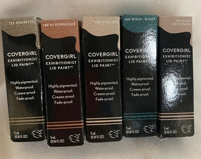 Covergirl Exhibitionist Lid Paint (5 Colors)Cream Crease Fade Proof eye color - Image 1 of 2
