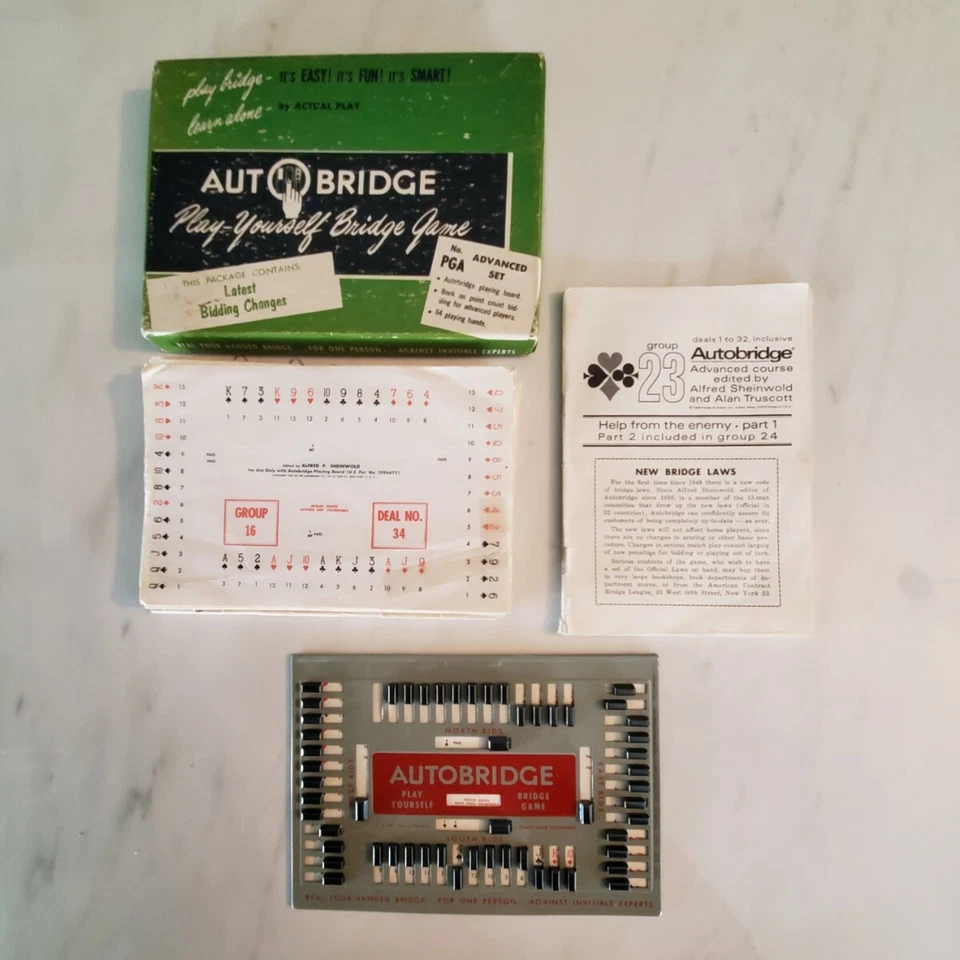 Vintage Autobridge Play Yourself Bridge Game - Image 1 of 4