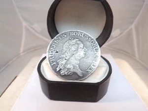 Prussian 1 Thaler Dated 1772B Fridericus Borussorum thaler (CHOP MARKS) # C 1673 - Picture 1 of 7