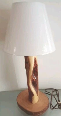 Lámpara de sauce diamante Minnesota hecha a mano única decoración del hogar regalo nueva Foto 1 de 4