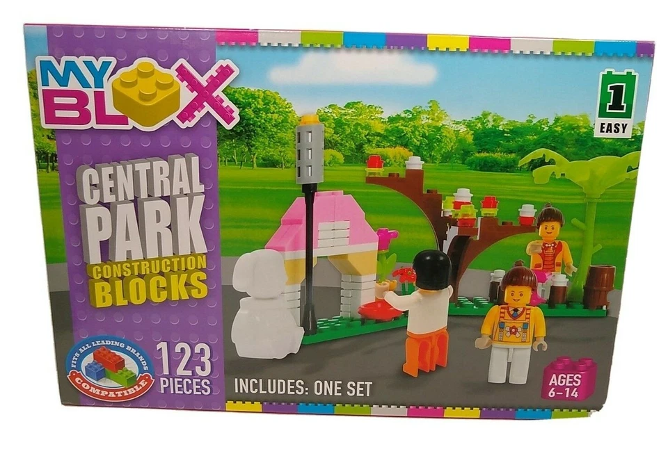 My Blox Central Park 123 Piece  Building Block set  Ages 6 New  - Image 1 of 3