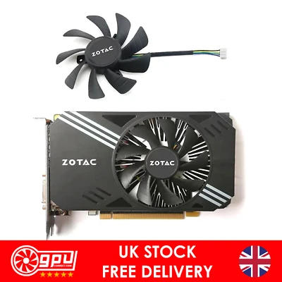ZOTAC GTX 1060 960 950 ITX Mini Graphics Video Card Cooing GPU Fan (T129215SH) - Image 1 of 4