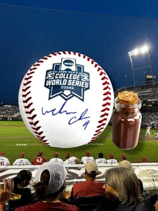 Wehiwa Aloy Firmado 2025 Serie Mundial Universitaria Béisbol Arkansas Razorbacks Suciedad - Imagen 1 de 1