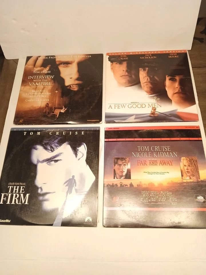 Lot Of 4 Tom Cruise Laser Disc Movies - Image 1 of 4