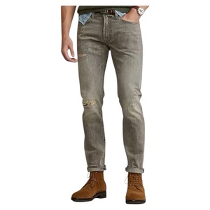 Polo Ralph Lauren Sullivan Slim Distressed Jeans Herren 42x30 grau - Bild 1 von 16
