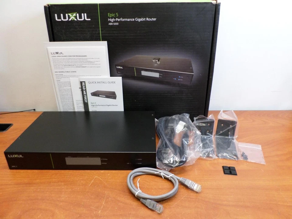 Luxul Epic 5 Dual-WAN Gigabit Router - Black (ABR-5000) - Image 1 of 4