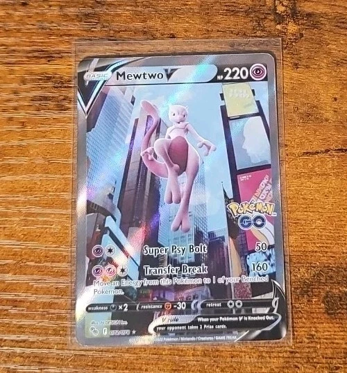 Mewtwo V (Alternate Full Art) 072/078 Pokémon GO Holo - Image 1 of 1