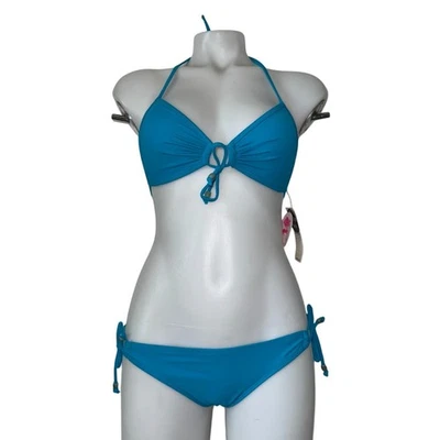 Island Soul Blue Bikini Set – Size S – New with Tags - Image 1 of 3