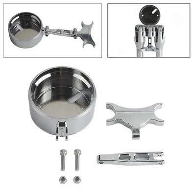Adjustable Digital Gauge Mount Housing Bracket Harley Softail Low Rider 2018-24 - Image 1 of 4