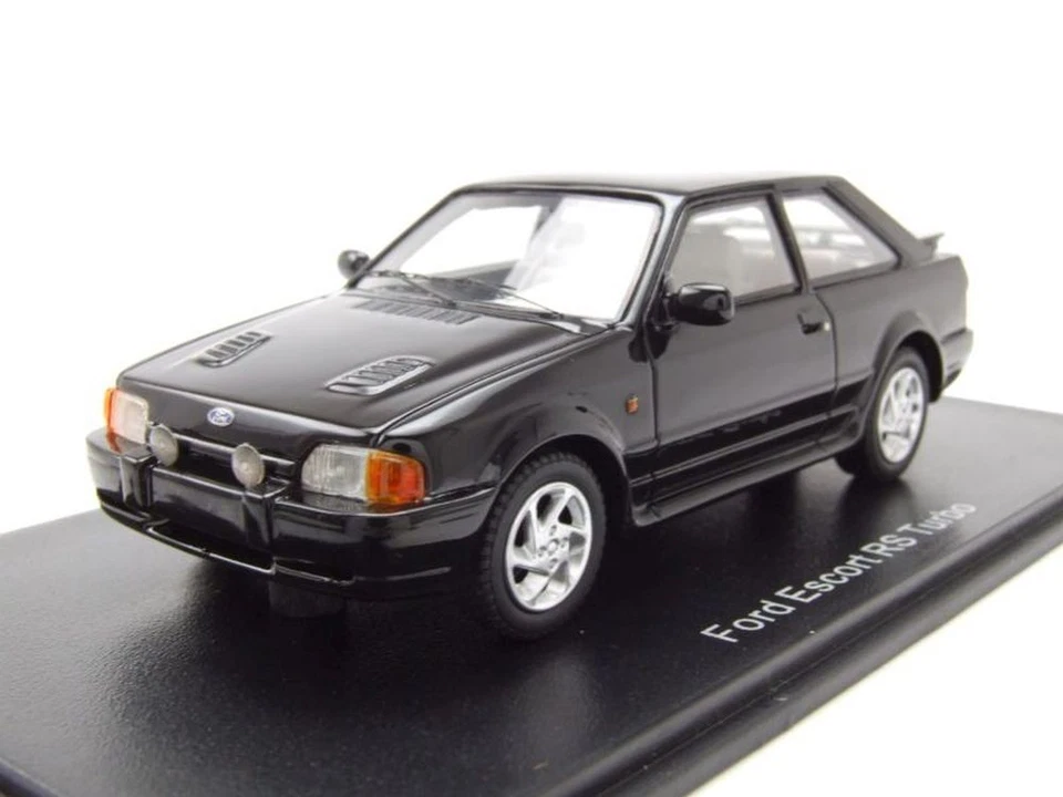Ford Escort MK4 RS Turbo 1986 Nero Modellino 1:43 Neo Scale Models - Immagine 1 di 4