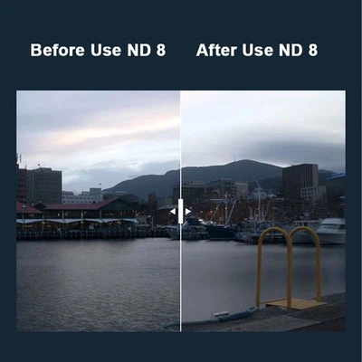 3 In 1 Camera Filter Set UV CPL ND8 Optical Glass Aluminum Alloy Anti Fing CEL - Image 1 of 4