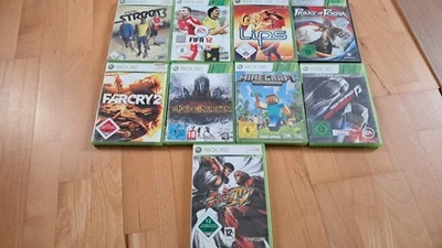 XBOX 360 Spielesammlung 9 Stück Minecraft Street Fighter Need For Speed Persia - Bild 1 von 4