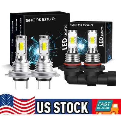 Kit combinado de bombillas LED de haz alto/bajo 6000K para Lincoln Town Car 2003-2011 Foto 1 de 4