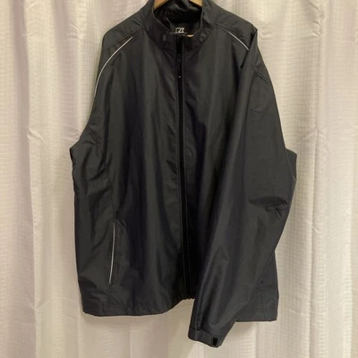Cutter And Buck WeatherTec Wind Water Resistant Jacket Men's 3XT Full Zip EUC - Image 1 of 4