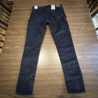 Pantalones Levi's Hombre Pana Negros Unisex Talla 30 X 30 C4 Foto 1 de 4
