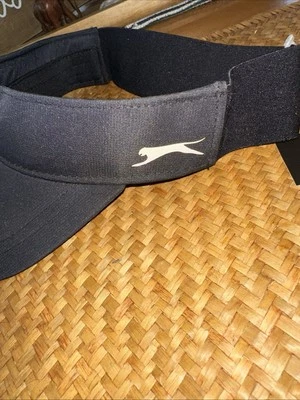 Slazenger Adjustable Visor Hat Cap Black, New - Image 1 of 4