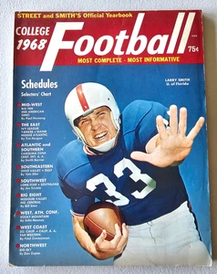 1968 STREET AND SMITHS COLLEGE FOOTBALL JAHRBUCH UNIV VON FLORIDA LARRY SMITH - Bild 1 von 1