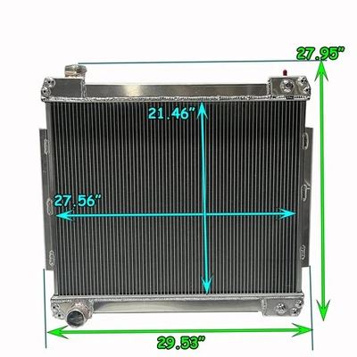 Truck Radiator for 1990-1999 Ford F/L Series 8000 9000 LT9000 5.9 7.0L 8.3L 6.1L — 第 1/4 张图片
