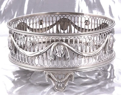 SPLENDIDE CENTRE DE TABLE DU XVIII SIECLE -ARGENT MASSIF 1774 EPOQUE GEORGE III - Photo 1/4