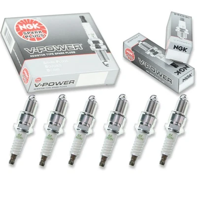 6 bujías NGK V-Power para Mercedes-Benz 280 1975-1976 2,8 L L L6 - rm Foto 1 de 4