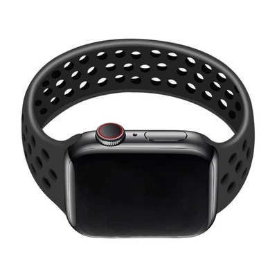 Correa de silicona elástica Sport Solo Loop para Apple Watch 4 5 SE 6 y más Foto 1 de 4