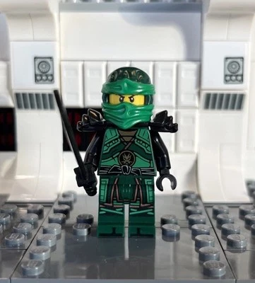 Minifigura Lego Ninjago Lloyd Hands of Time armadura preta verde ninja 70626 njo284 - Imagem 1 de 4