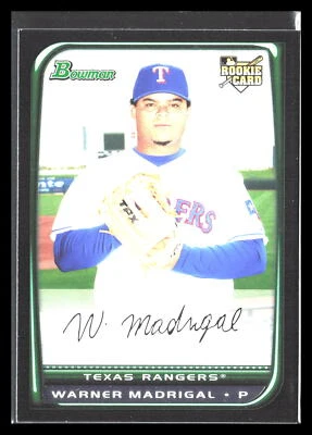 Warner Madrigal 2008 Bowman Draft Picks & Prospects #BDP46 - Image 1 of 2