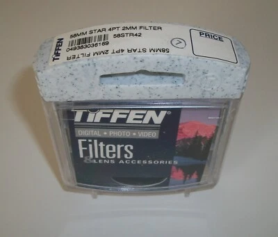 Tiffen 58mm 4 point 2mm (USA) Grid Star Effect Filter - Image 1 of 4