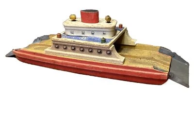 KEYSTONE CAR FERRY BOAT AÑOS 40 MADERA RAMPAS DE METAL EXHIBICIÓN/RESTAURACIÓN VINTAGE Foto 1 de 4