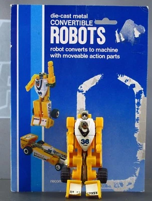 CONVERTIBLE ROBOT Transforming Action Figure K-MART Formula-1 CAR Renault ELF - Image 1 of 4