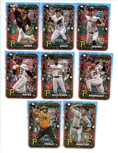 2024 TOPPS HOLIDAY PITTSBURGH PIRATES TEAM SET SKENES DAVIS JONES RC - Picture 1 of 1