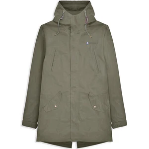 Lambretta Mens Outdoor Warm Winter Water Resistant Parka Jacket - Khaki