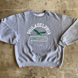 90s VINTAGE PHILADELPHIA EAGLES FOOTBALL CREWNECK SWEATSHIRT SZ XL T-SHIRT 80s - Picture 1 of 9