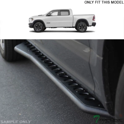 Topline For 2019-2023 Dodge Ram 1500 Crew Rock Slider Step Bars - Textured Black - Image 1 of 4