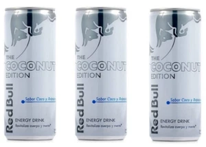 3x Red Bull Kokosnuss Heidelbeeren Energy Drink Dose - aus SPANIEN - Bild 1 von 1