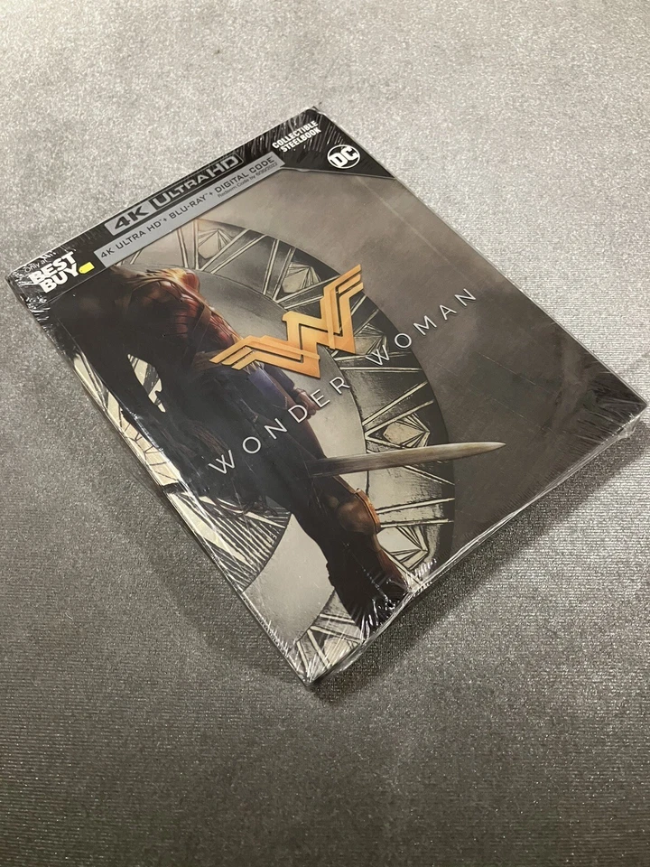 Wonder Woman 4k Ultra HD BLURAY Digital BRAND Steelbook