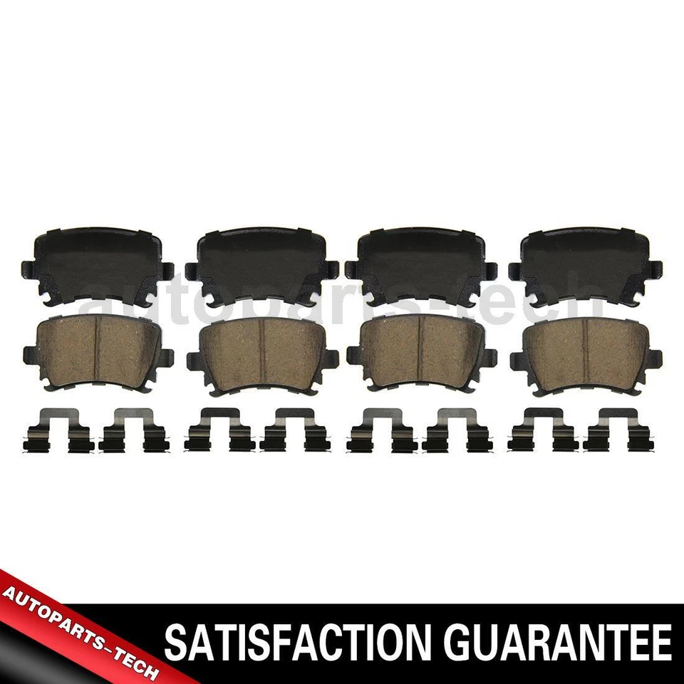 2x Juego de pastillas de freno de disco delanteras traseras Wagner para Seat 2008~2009 Foto 1 de 3