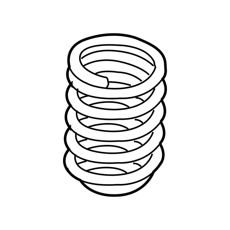 Muelle helicoidal delantero genuino OEM para BMW 340i GT xDrive 2017-2019 Foto 1 de 1