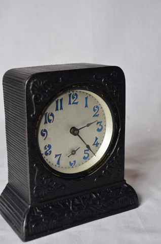 Antique Iron Clad Westclox Alarm Clock Working! Cover