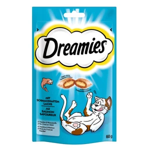 Dreamies Con Salmone per Gatti Delizioso Snack IN Busta Salvafreschezza 60g - Foto 1 di 1