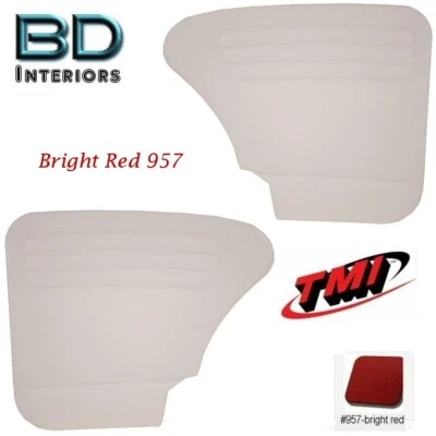 VW Volkswagen Bug Beetle 1965-1978 sedán cuartos paneles - rojo brillante #957 Foto 1 de 2