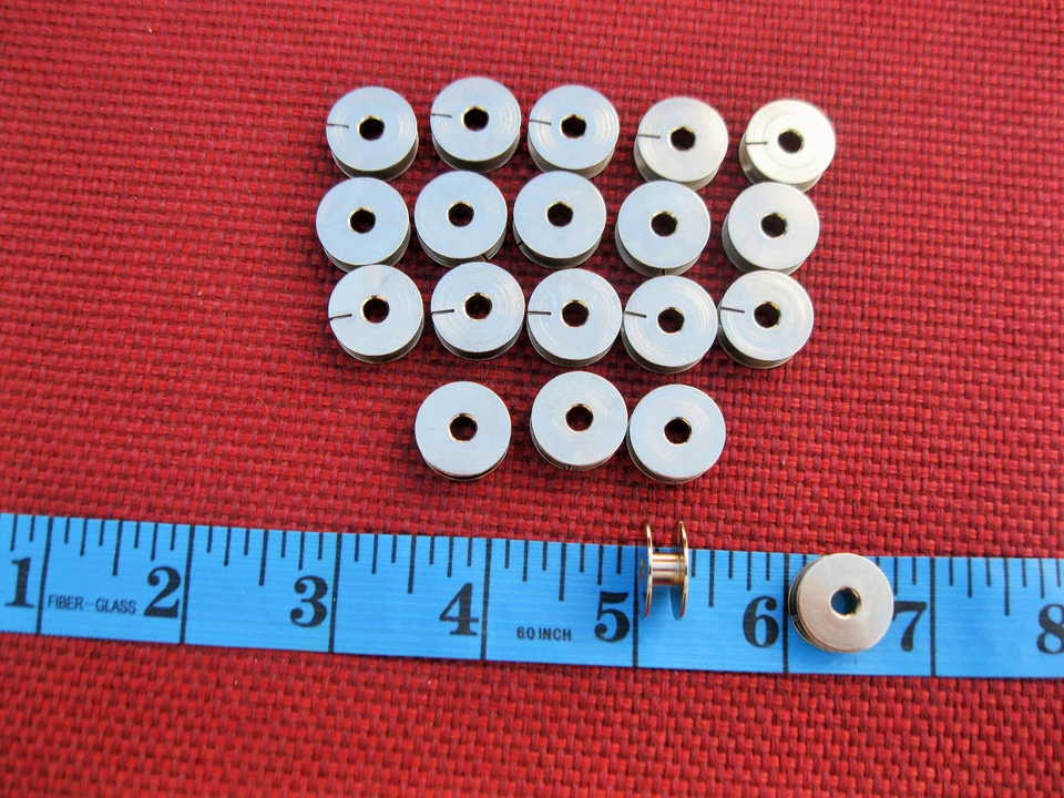 20 SMALL BOBBINS FOR SINGER 29-1, 29-4, 29K CLASS SEWING MACHINES #8604 - Image 1 of 1