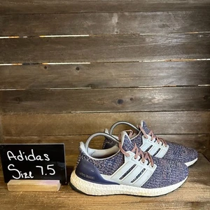 Mujer Adidas UltraBoost 4.0 Azul Tejido Atlético Correr Tenis Zapatos Talla 7.5 - Imagen 1 de 6
