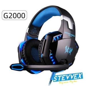 STEVVEX Headset over-ear Game Headphone Stereo For PC and Gameing Michrophone 