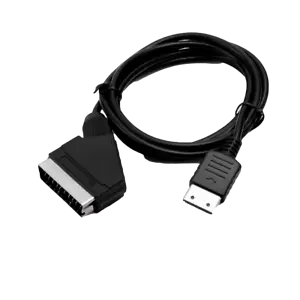 Sega Dreamcast AV Cables Scart TV Replacement New Aftermarket 1.8 Metre - Picture 1 of 2