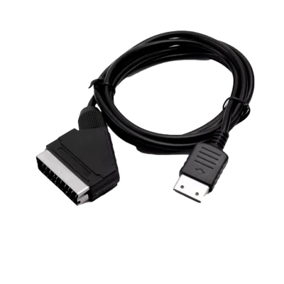 Sega Dreamcast AV Cables Scart TV Replacement New Aftermarket 1.8 Metre - Image 1 of 2