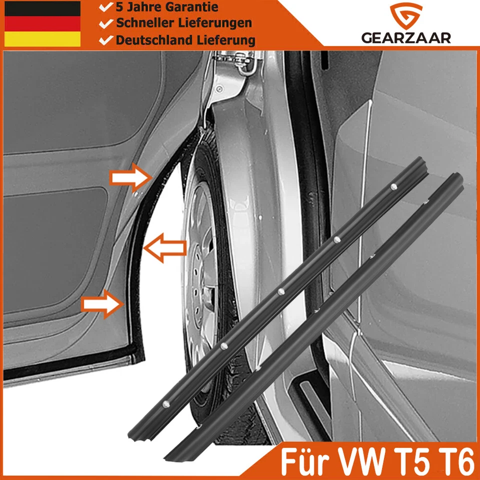 2x Für VW T5 T6 Türdichtung Gummidichtung vorne re + li 7H0837566A 7H0837565A - Bild 1 von 4