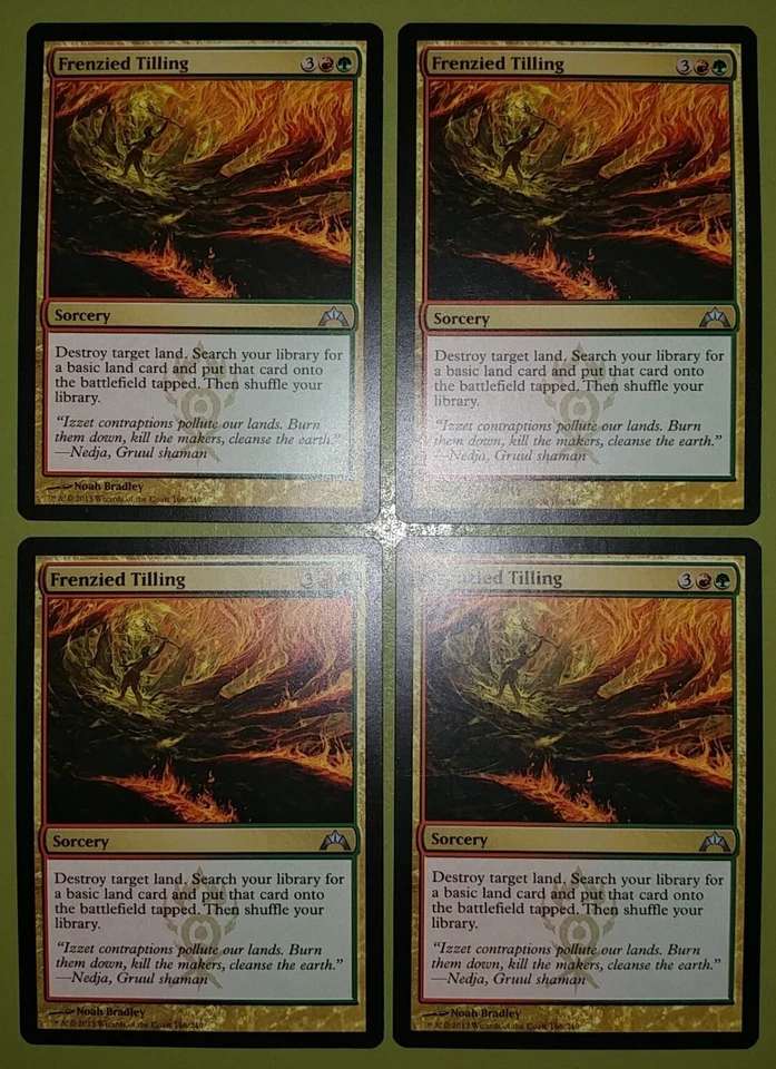 Frenzied Tilling x4 Gatecrash 4x Playset Magic the Gathering MTG - Image 1 of 1